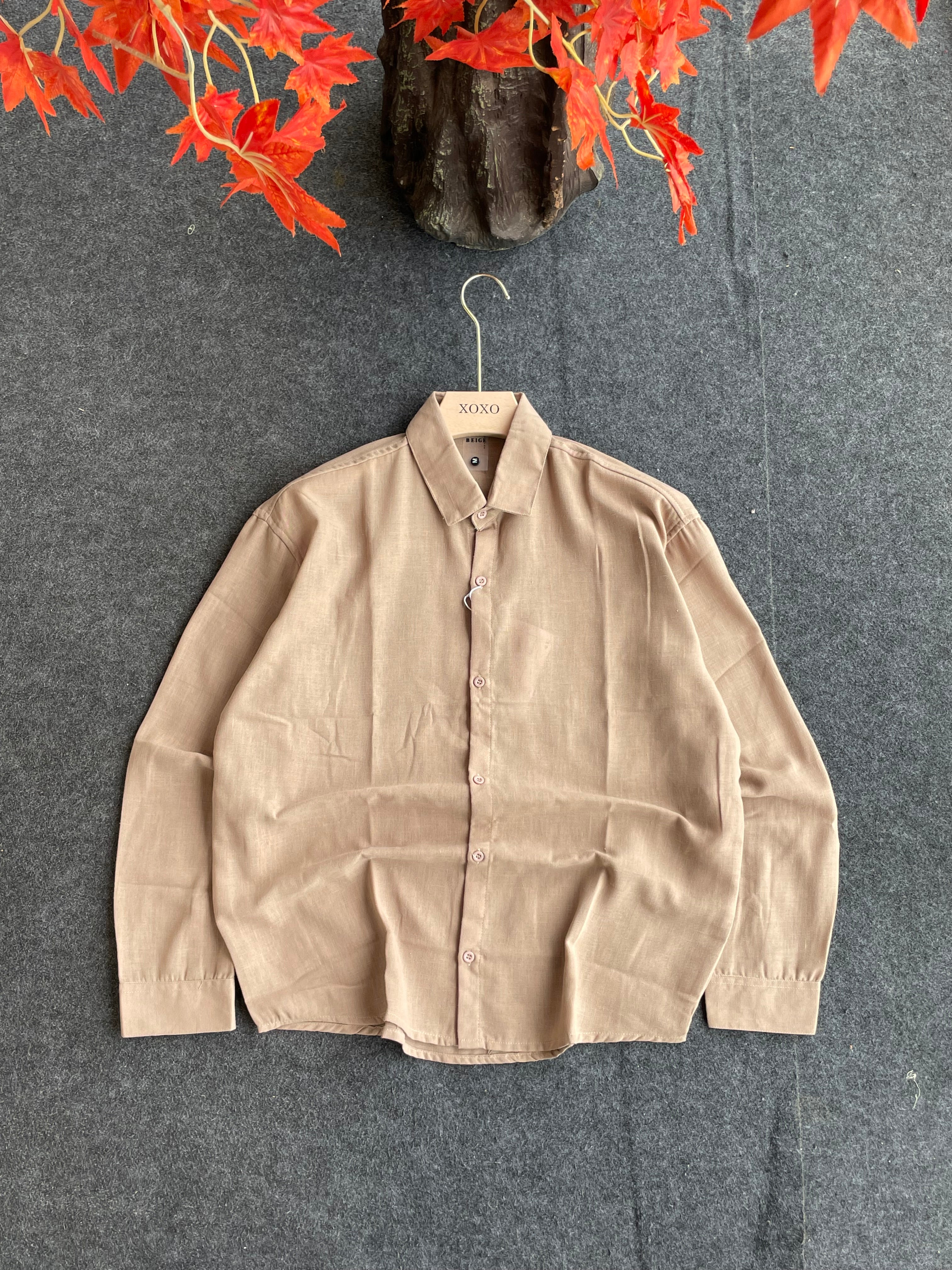 Linen blend shirts