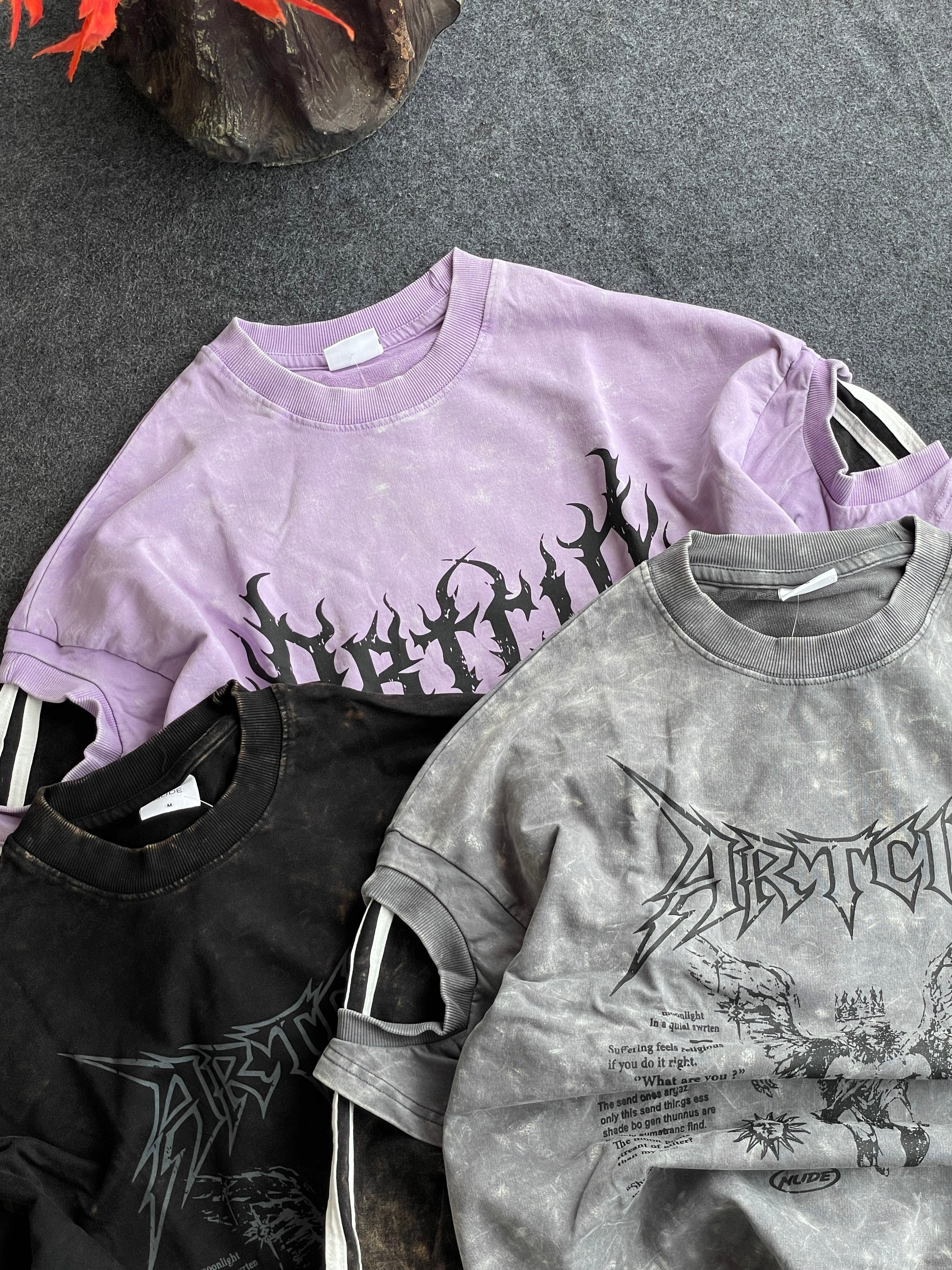STONE WASH PULL OVER