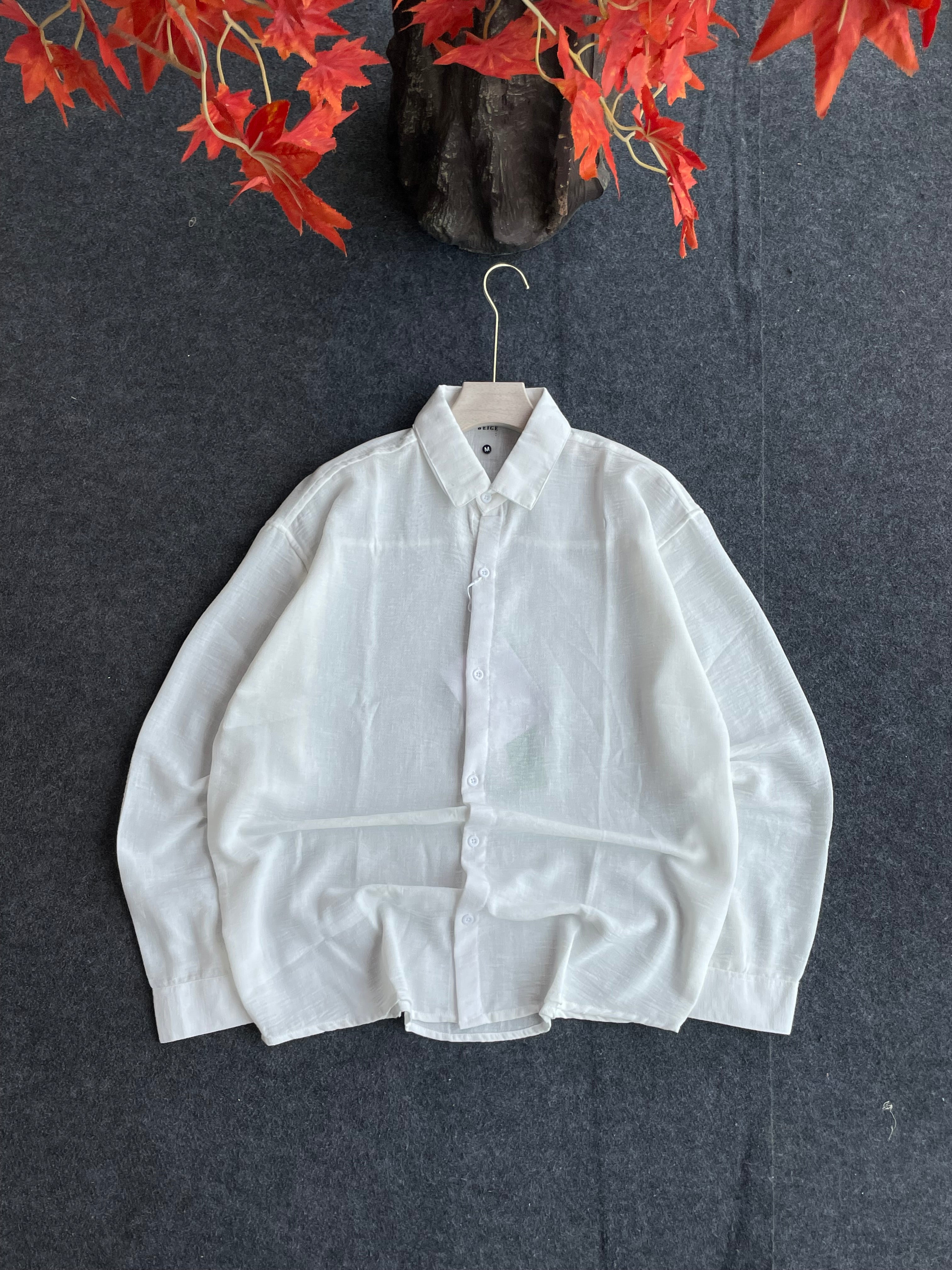 Linen blend shirts