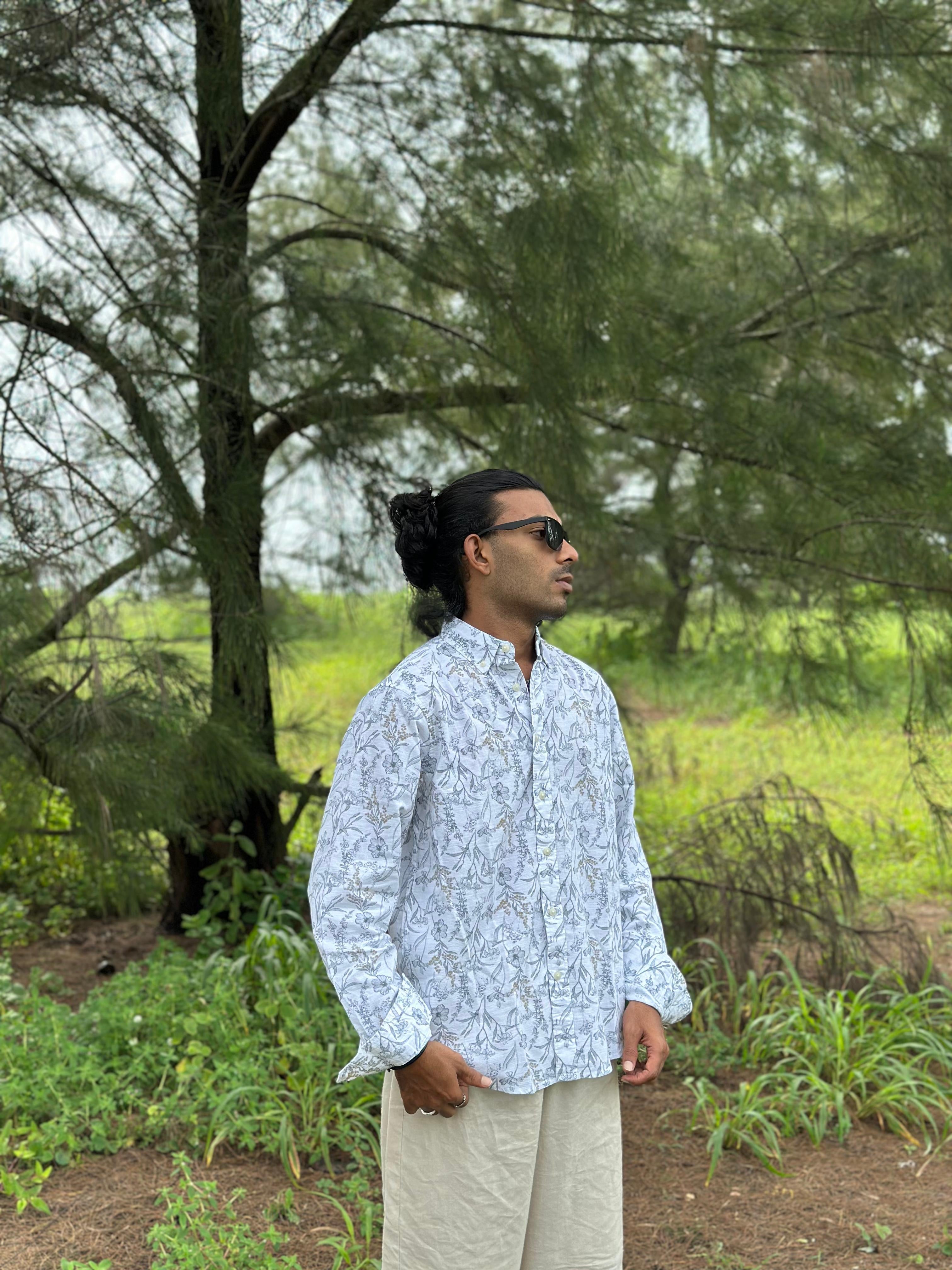 LINEN PRINT  SHIRTS