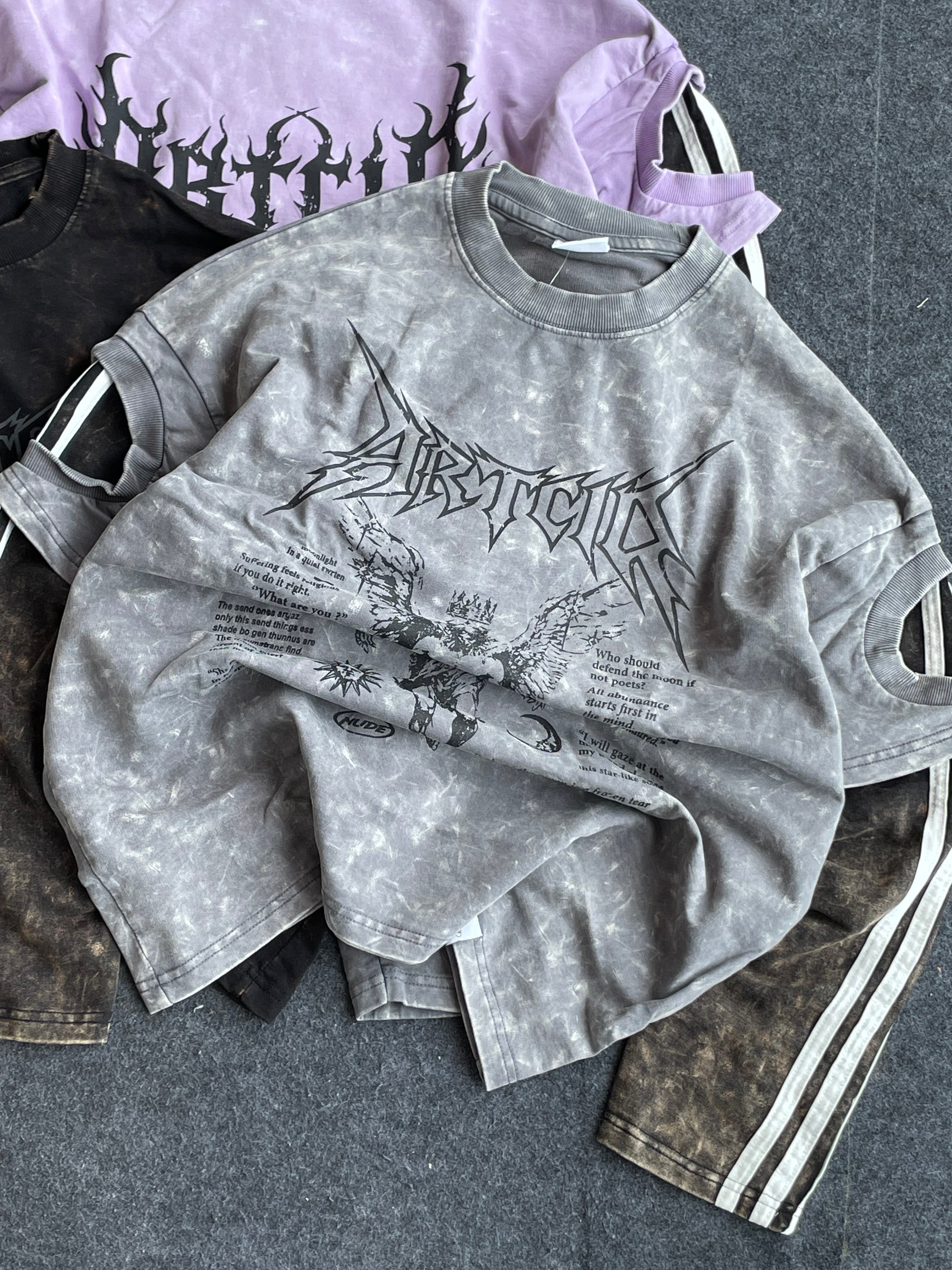 STONE WASH PULL OVER